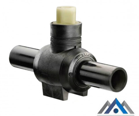Шаровой кран электросварной Plasson DN 75 мм SDR 11